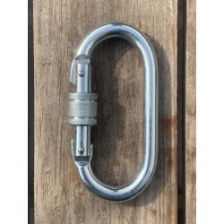 Sahas Steel Screw Lock Carabiner
