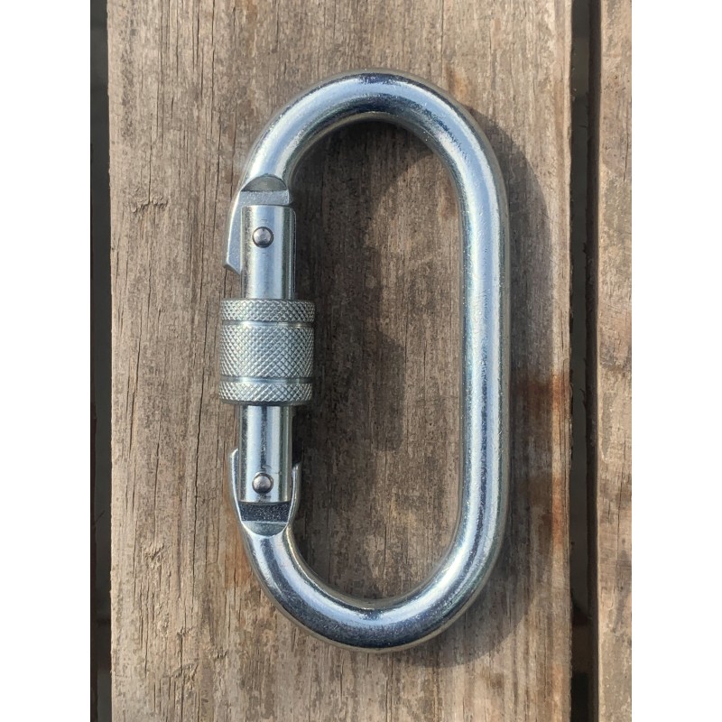 Sahas Steel Screw Lock Carabiner