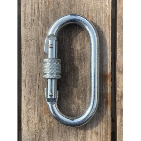 Sahas Steel Screw Lock Carabiner