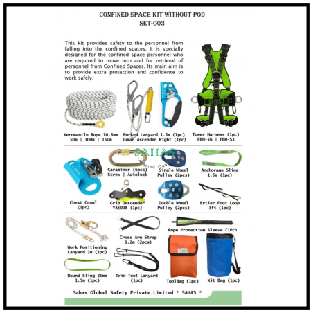 Sahas Confined Space Kit - Without Pod