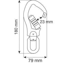 Camp Swivel Alu Hook 3Lock - SAHAS