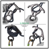 Sahas Belay Device FO8 with Ears - Steel