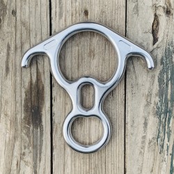 Sahas Belay Device FO8 with Ears - Aluminum