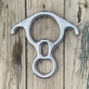 Sahas Belay Device FO8 with Ears - Aluminum