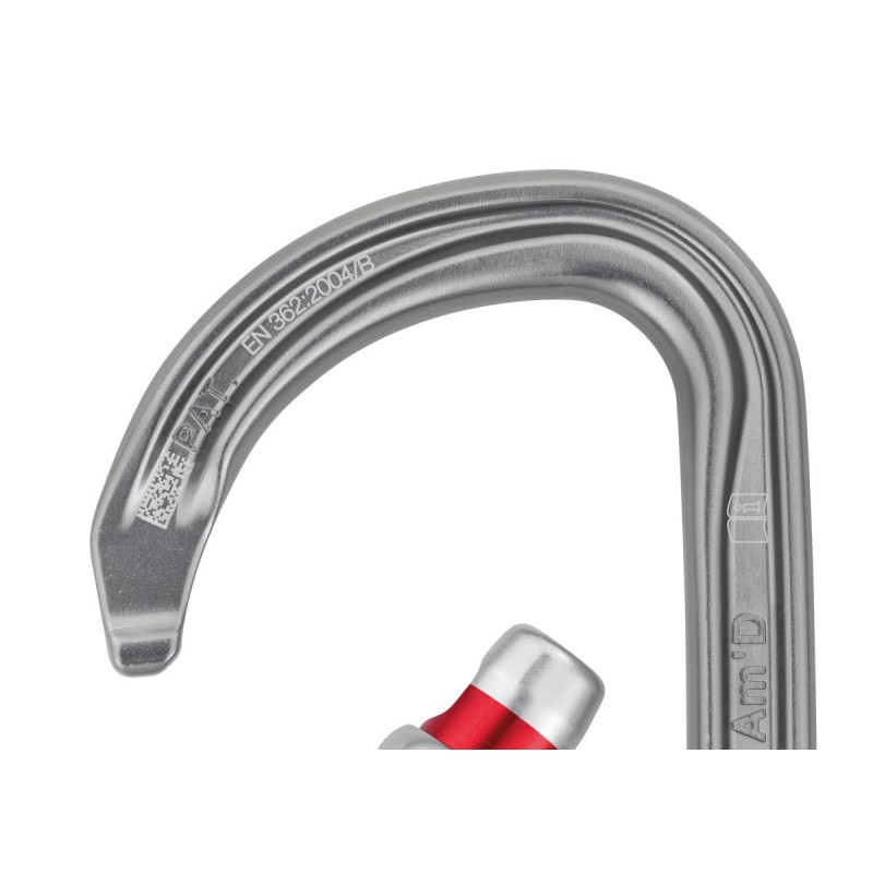 Petzl Am’D Triact-Lock Carabiner | Auto Lock Aluminum Connector | SAHAS