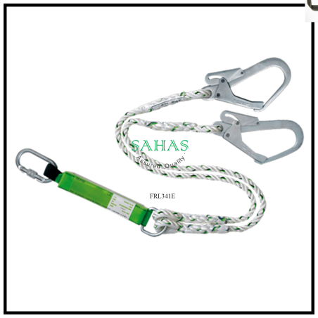 Sahas Forked Energy Absorbing Twisted Rope Lanyard